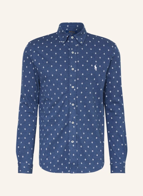 POLO RALPH LAUREN Piqué shirt regular fit BLUE/ WHITE
