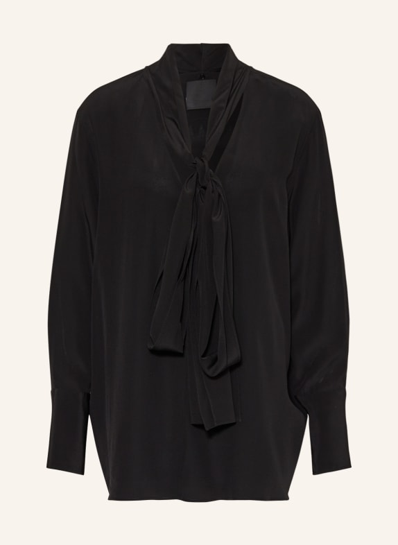 GIVENCHY Bow-tie blouse in silk BLACK