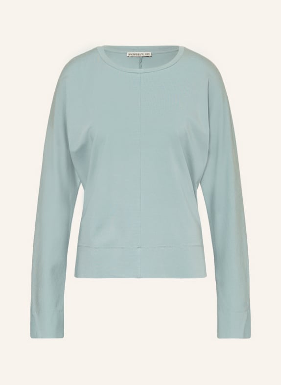 DRYKORN Long sleeve shirt FELICIENNE TURQUOISE