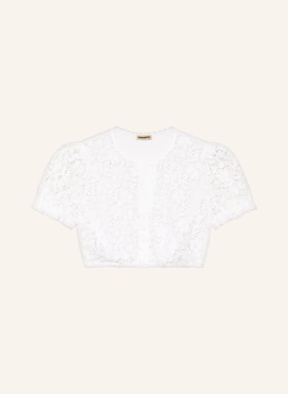 Gottseidank Dirndl blouse VIKTORIA made of lace WHITE