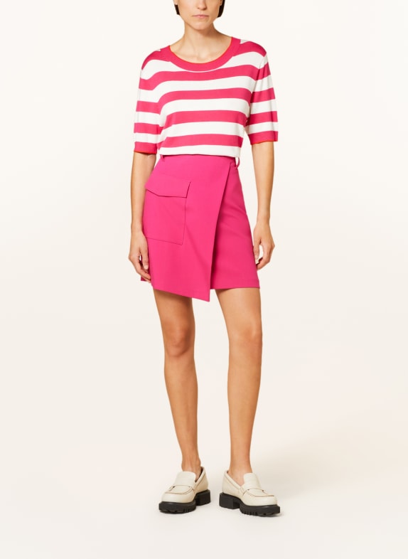darling harbour Strickshirt PINK / ECRU