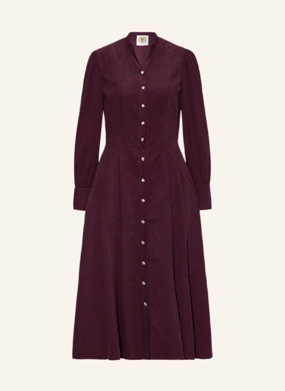BERWIN & WOLFF Hemdblusenkleid aus Cord LILA