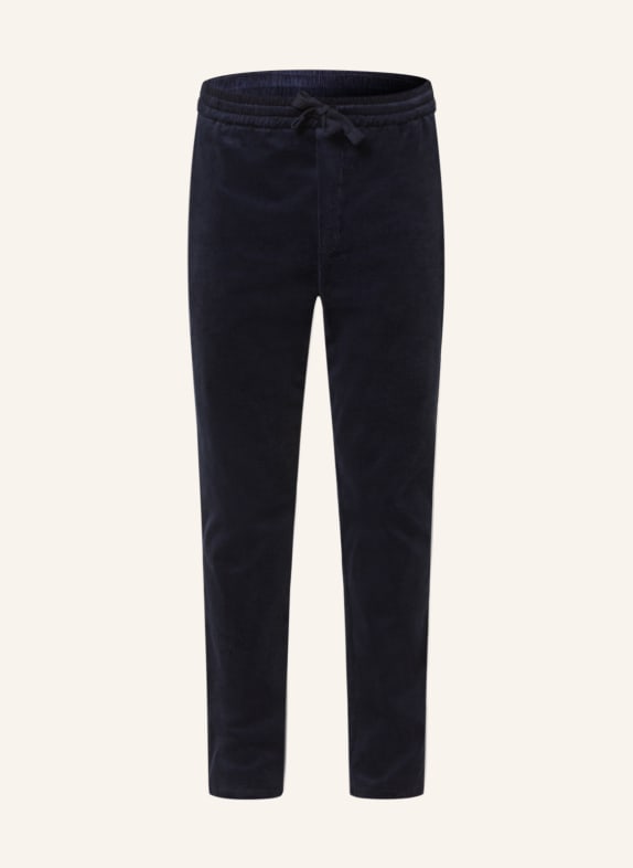MAERZ MUENCHEN Corduroy trousers in jogger style regular fit DARK BLUE