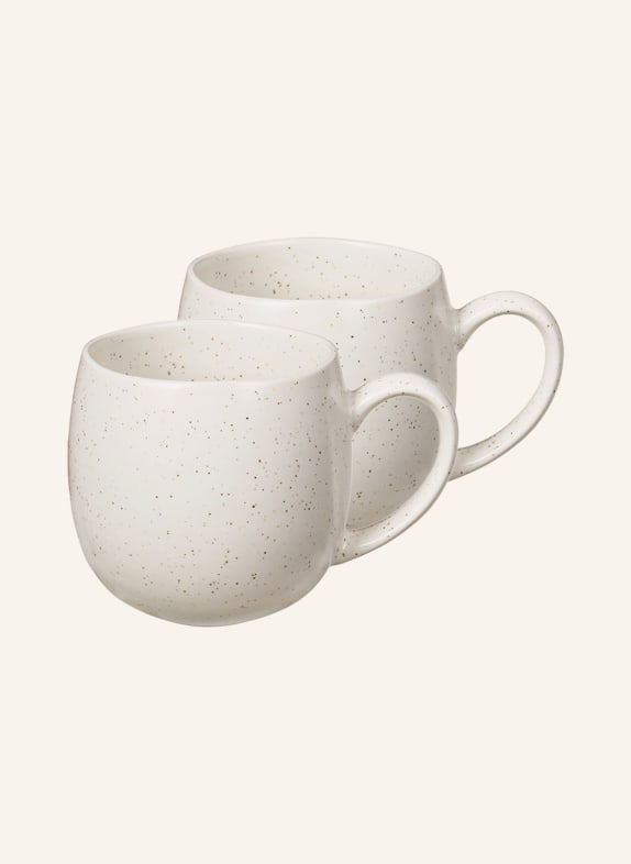BROSTE COPENHAGEN Set of 2 mugs NORDIC VANILLA CREAM