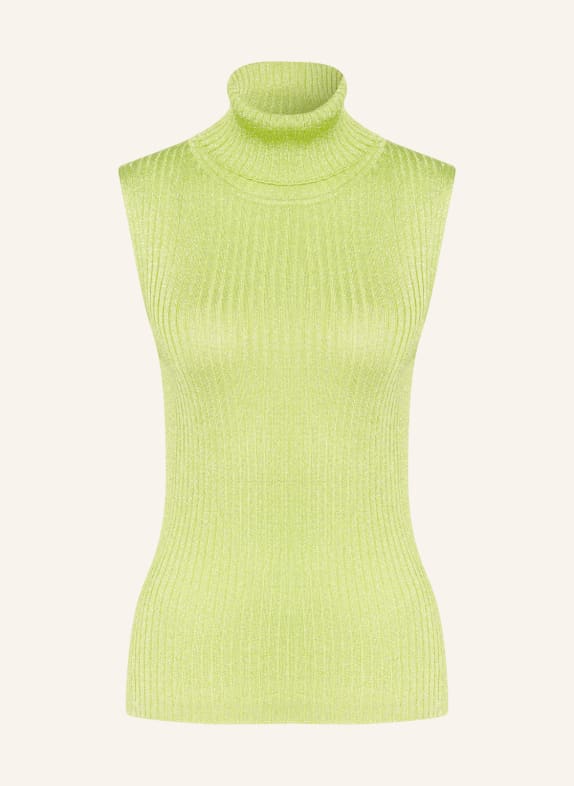 MRS & HUGS Knit top with glitter thread LIGHT GREEN