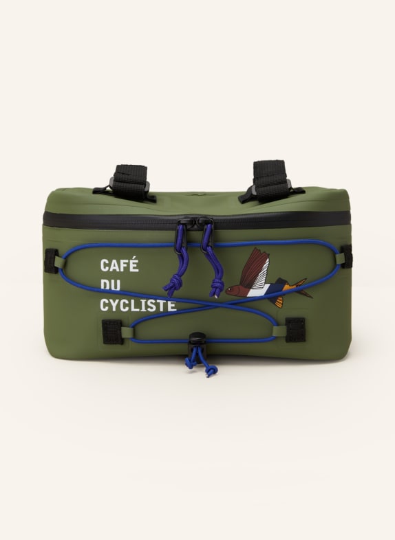 CAFÉ DU CYCLISTE Fahrradtasche 2,9 l KHAKI/ WEISS