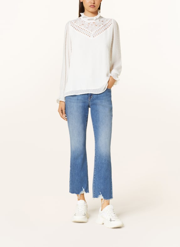SUNCOO Blusenshirt LOANA mit Spitze