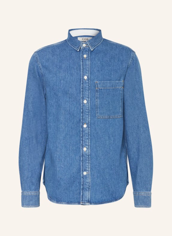COS Denim shirt regular fit 001 MEDIUM BLUE