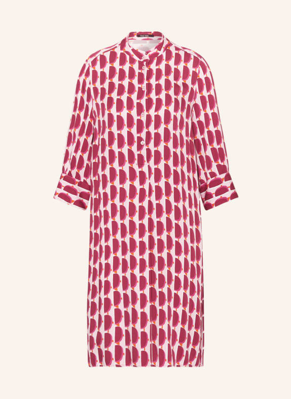 MARC AUREL Dress with 3/4 sleeves PINK/ FUCHSIA/ ORANGE