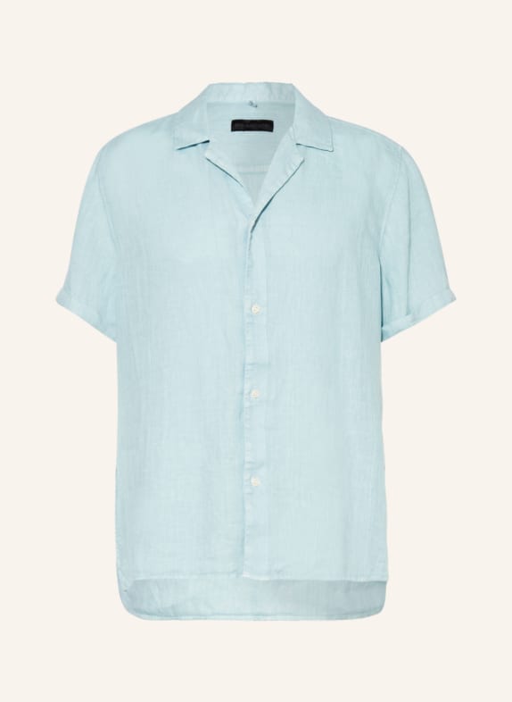 DRYKORN Resort shirt NIJAN comfort fit in linen TURQUOISE
