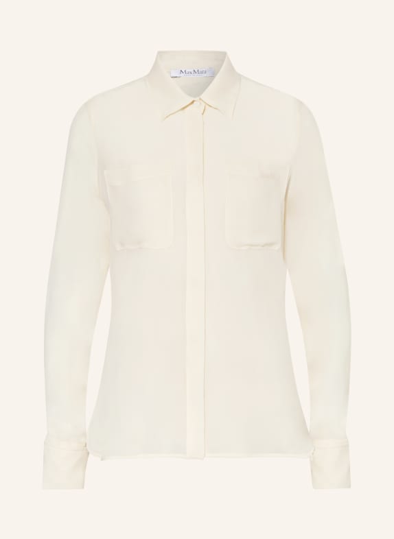 Max Mara Shirt blouse VONGOLA in silk CREAM