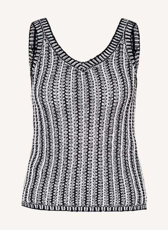 Max Mara Knit top ARRIGO BLACK/ WHITE