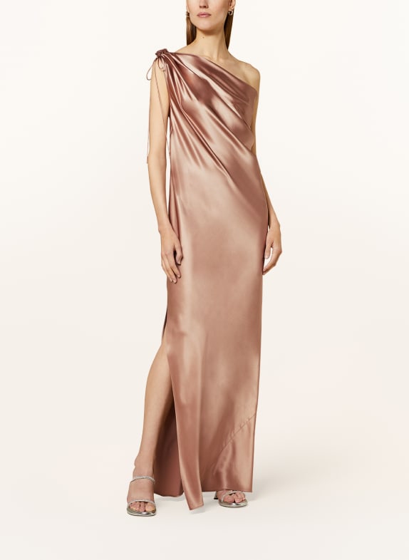 Max Mara Evening dress OPERA in silk 012 BRONZE