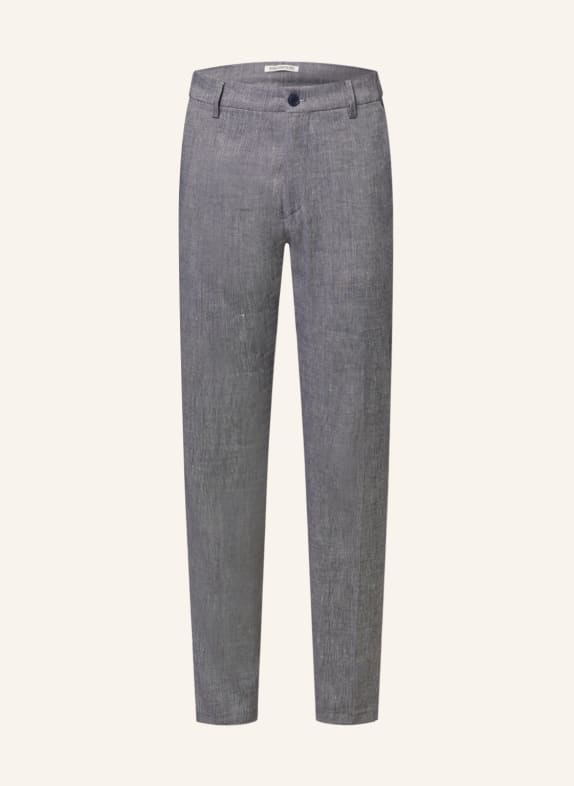 DRYKORN Trousers AJEND extra slim fit with linen 3200 blau