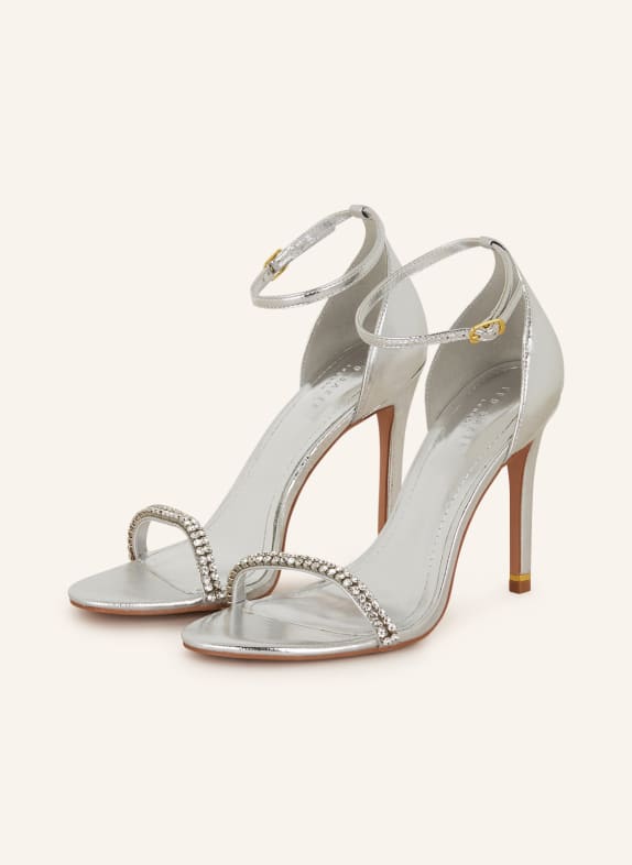 TED BAKER Sandals HELENNI with decorative gems SILVER