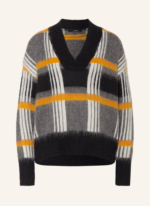 someday Pullover TENYA SCHWARZ/ ORANGE/ ECRU