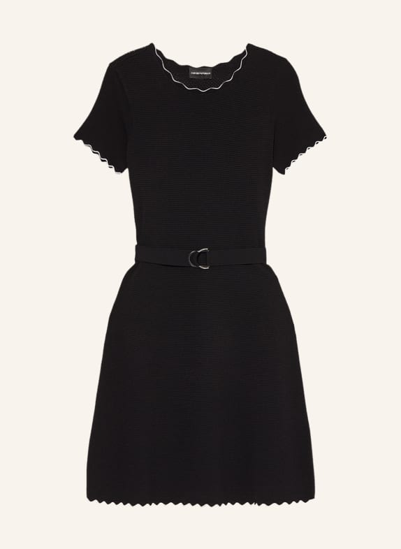 EMPORIO ARMANI Knit dress BLACK