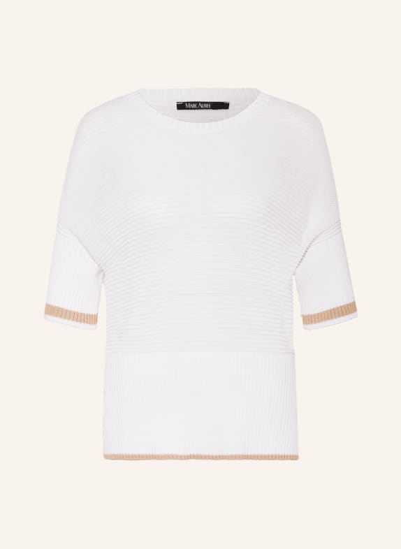 MARC AUREL Knit shirt WHITE