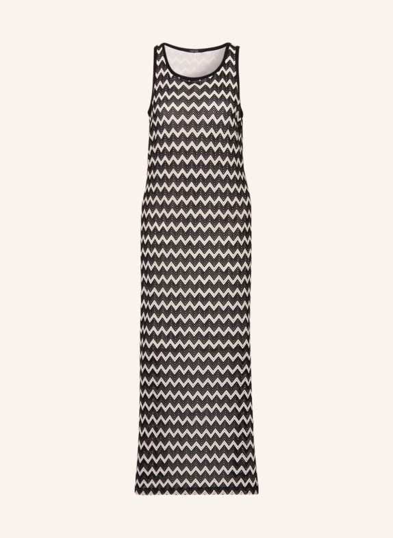 MARC AUREL Knit dress BLACK/ WHITE