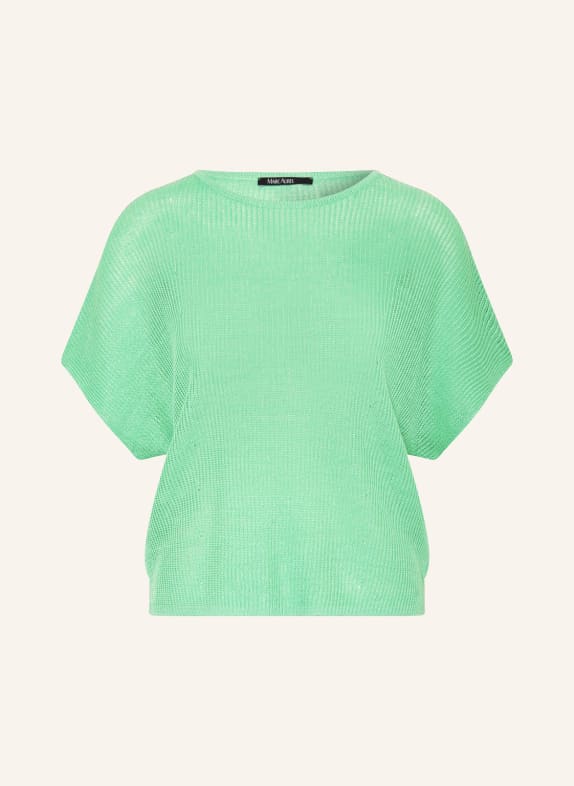 MARC AUREL Knit shirt in linen GREEN