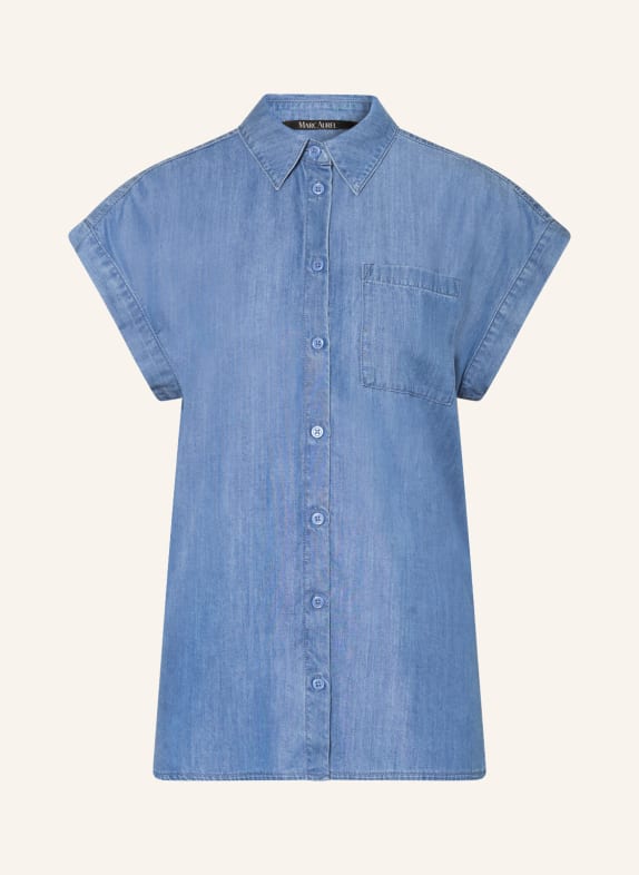 MARC AUREL Shirt blouse in denim look BLUE