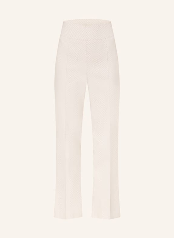 MARC AUREL Trousers BEIGE/ WHITE