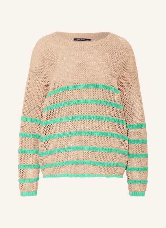 MARC AUREL Sweater BEIGE/ GREEN