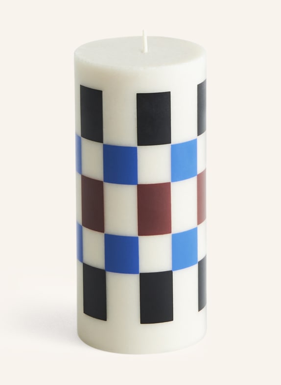 HAY Candle COLUMN SMALL BLACK/ BROWN/ BLUE