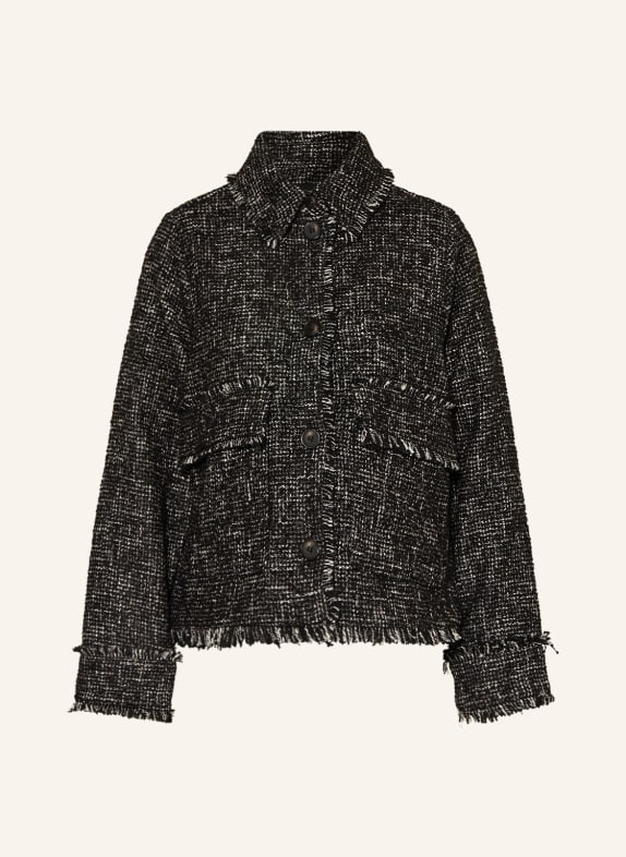 someday Bouclé jacket NIOR BLACK/ WHITE