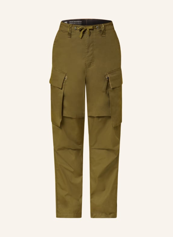 G-Star RAW Cargo pants R-3N BALLOON CARGO relaxed tapered fit OLIVE