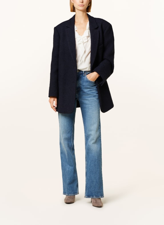 SANDRO Longblazer aus Bouclé