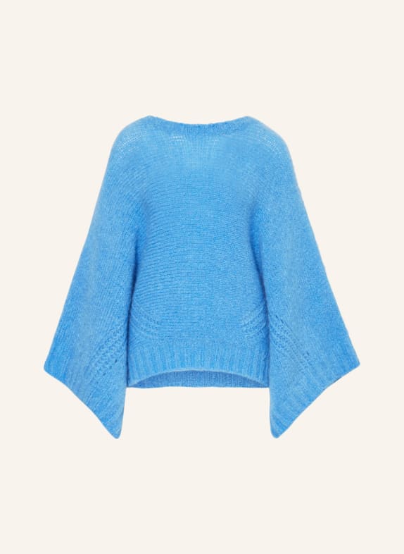 ESSENTIEL ANTWERP Sweater FLUVIO with mohair LIGHT BLUE