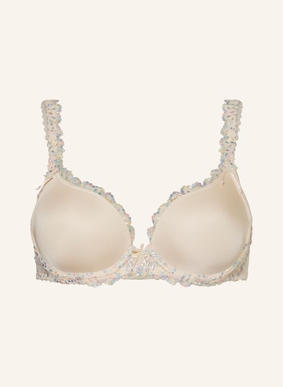 MARIE JO Molded cup bra JANE with decorative beads CREAM