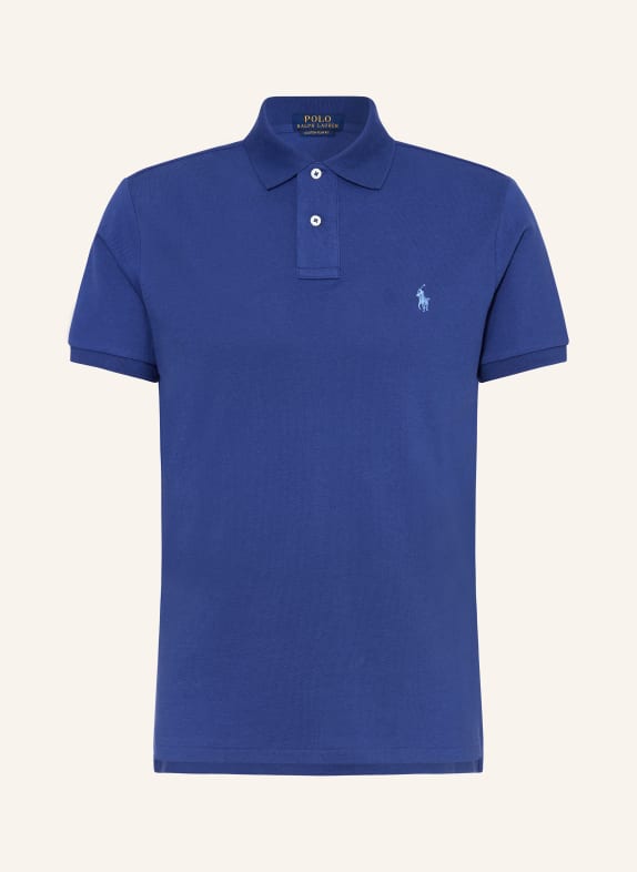 POLO RALPH LAUREN Piqué polo shirt custom slim fit  BLUE