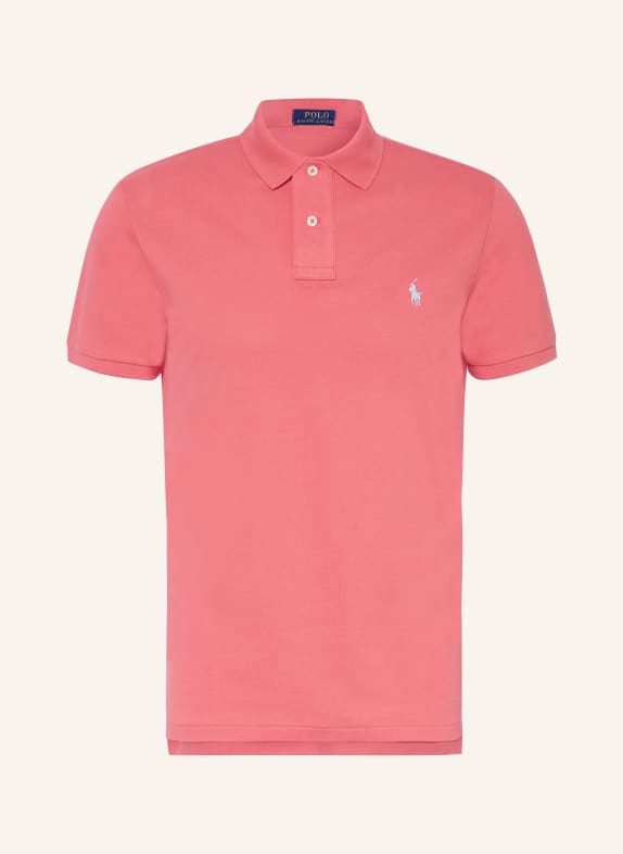 POLO RALPH LAUREN Piqué polo shirt custom slim fit  LIGHT RED