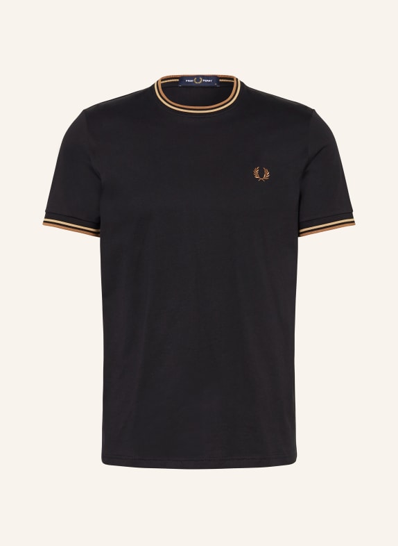 FRED PERRY T-Shirt M1588 SCHWARZ
