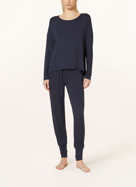 JOCKEY Loungeshirt SUPERSOFT LOUNGE MÖRKBLÅ
