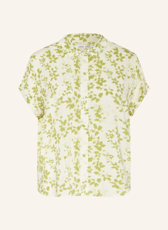 SAMSØE SAMSØE Shirt blouse MAJAN WHITE/ LIGHT GREEN