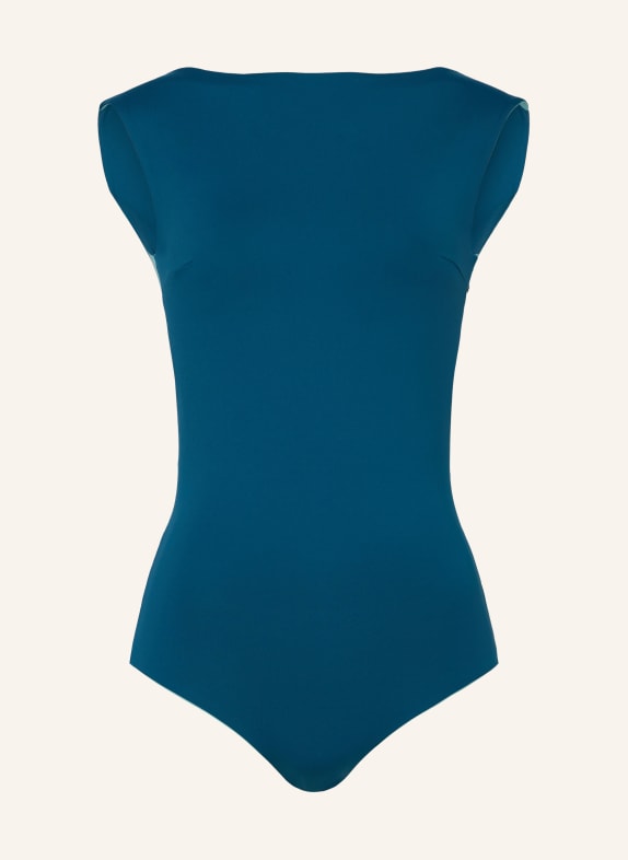 MYMARINI Swimsuit SEABODY reversible with UV protection 50+ TEAL/ MINT