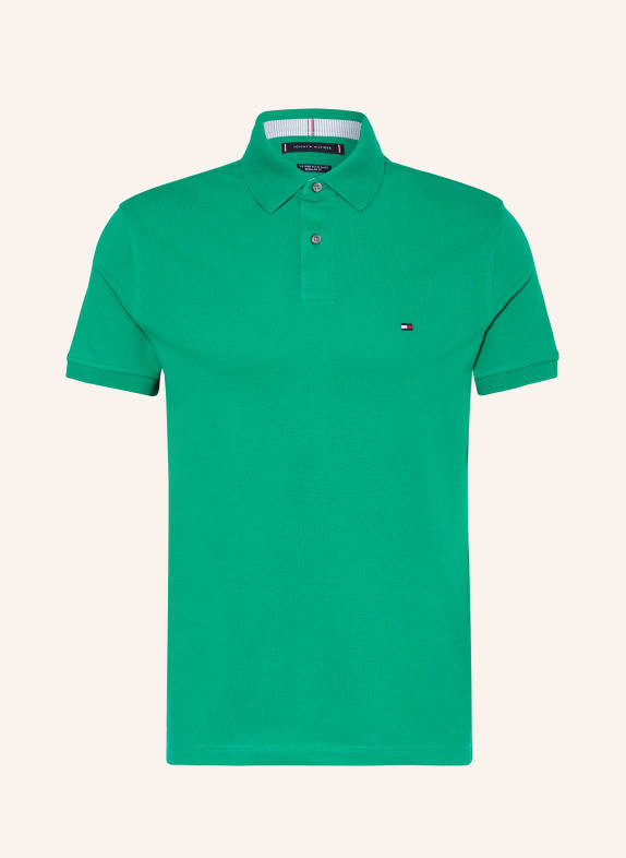 TOMMY HILFIGER Piqué polo shirt regular fit GREEN