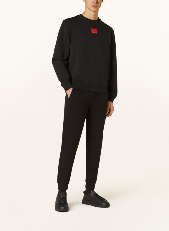 HUGO Sweatshirt DIRAGOL ZWART