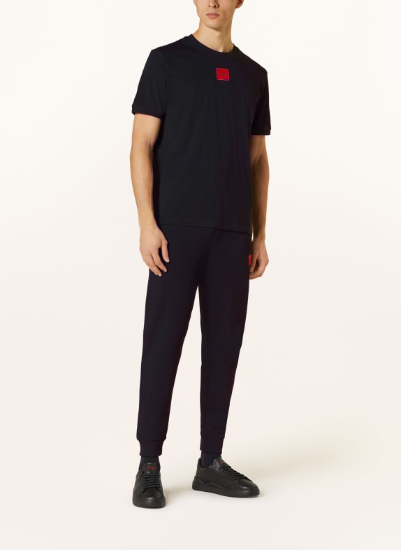 HUGO T-shirt DIRAGOLINO212 ZWART