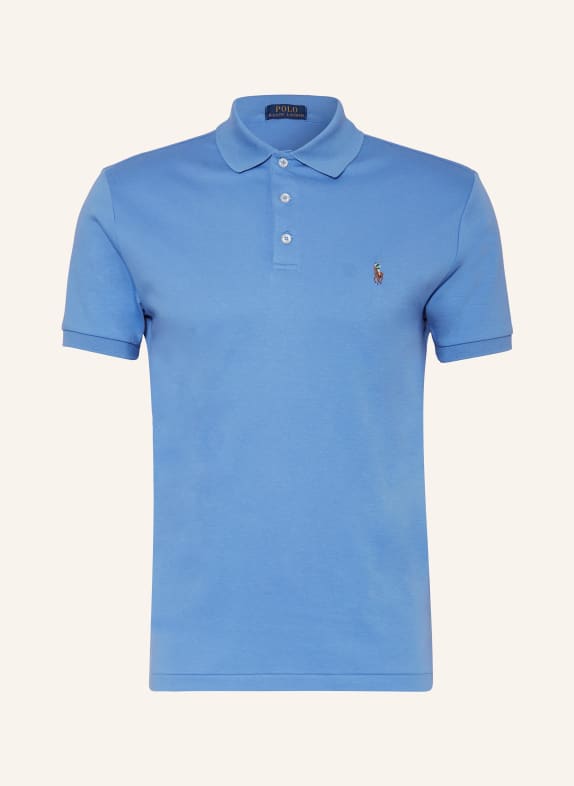 POLO RALPH LAUREN Jersey polo shirt custom slim fit BLUE