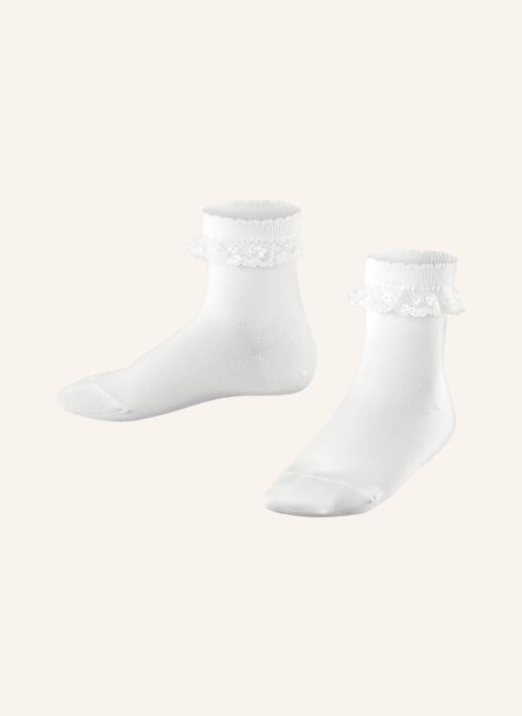 FALKE Socks ROMANTIC LACE 2000 WHITE