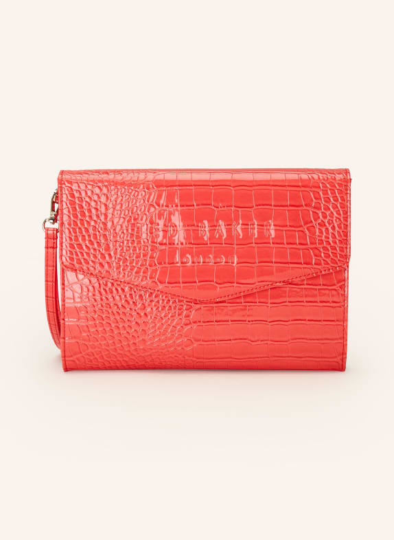 TED BAKER Clutch CROCEY NEONROT