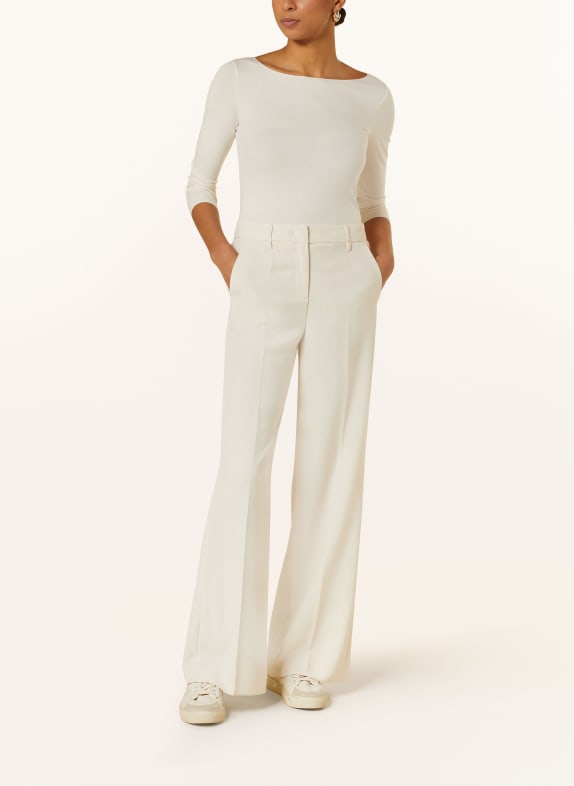 MAJESTIC FILATURES Shirt met 3/4-mouwen WIT