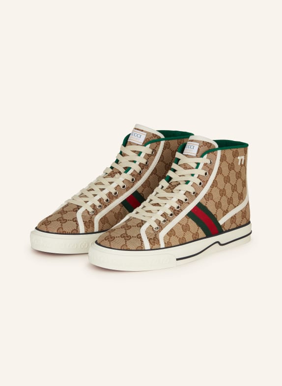 GUCCI Vysoké sneakersy TENNIS 1977 9765 BEIGE