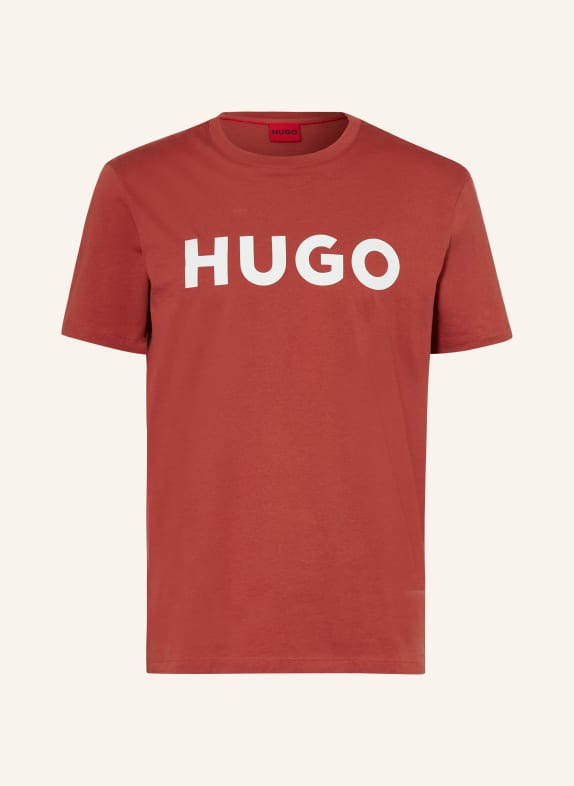 HUGO T-shirt DULIVIO DARK RED