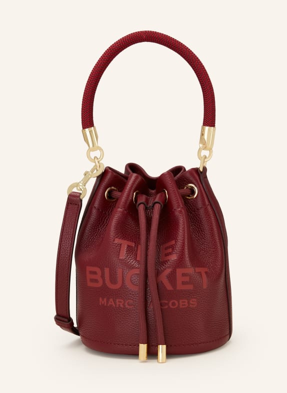 MARC JACOBS Pouch bag THE BUCKET DARK RED