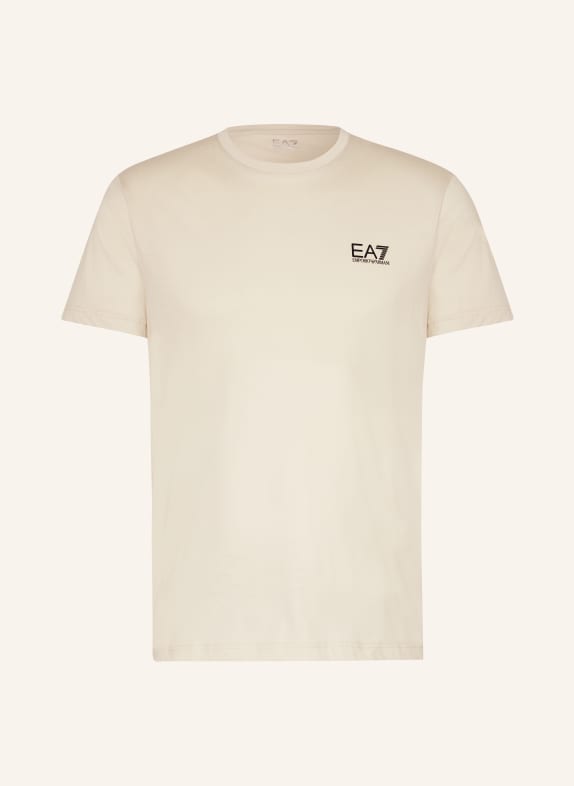 EA7 EMPORIO ARMANI T-shirt BEŻOWY